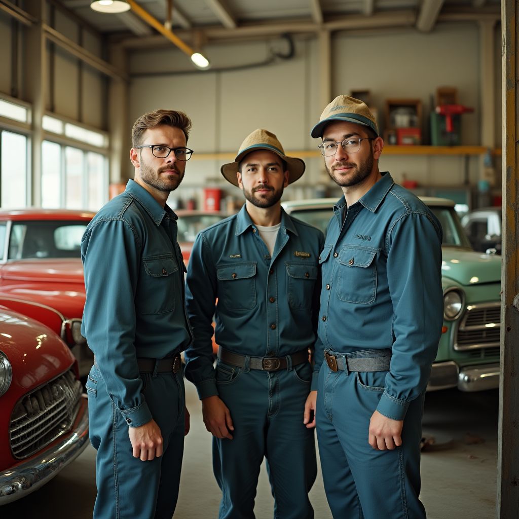 Notre équipe de mécaniciens professionnels