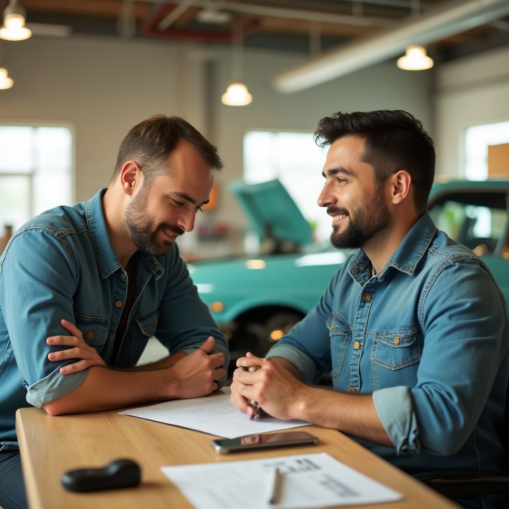 Consultation avec client